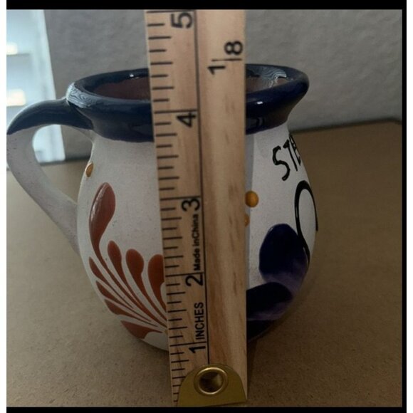 Mexican-Style Ceramic Mug Set Of 3 With Various Hand-Painted Designs - Picture 14 of 14